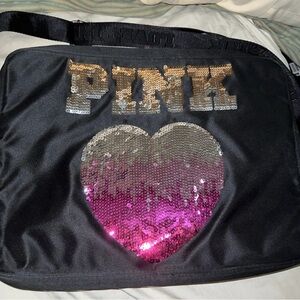VS Pink laptop bag